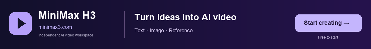 MiniMax H3 — AI Video Generator