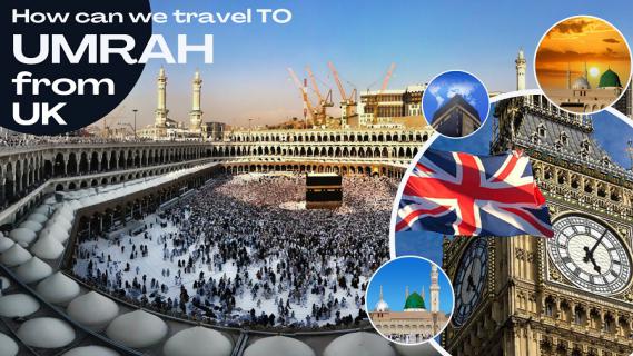 How can we travel to Umrah from UK? logo