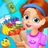 Kids Supermarket Shopping Game logo