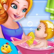 Sweet Baby Girls Super Mom logo