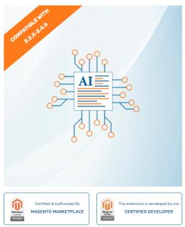 Magento 2 AI Content Generator - Startup logo and branding