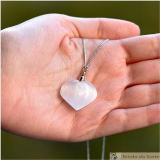 Colar Coração Selenite - Startup logo and branding