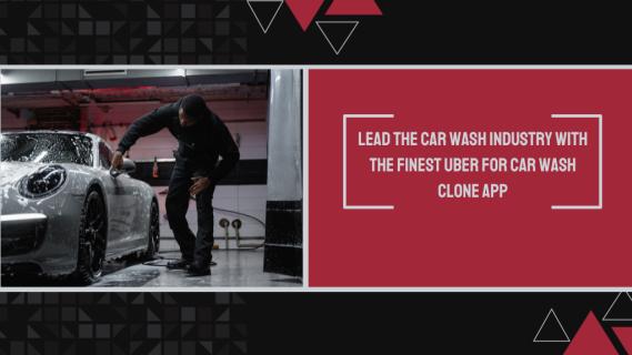 Lead The Car Wash Industry With The Finest Uber For Car Wash Clone App logo