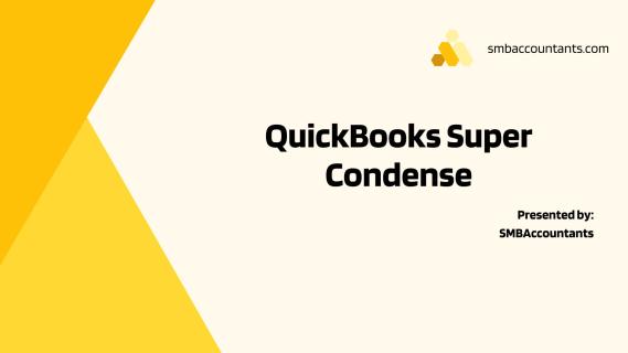 Quickbooks Super Condense Service logo