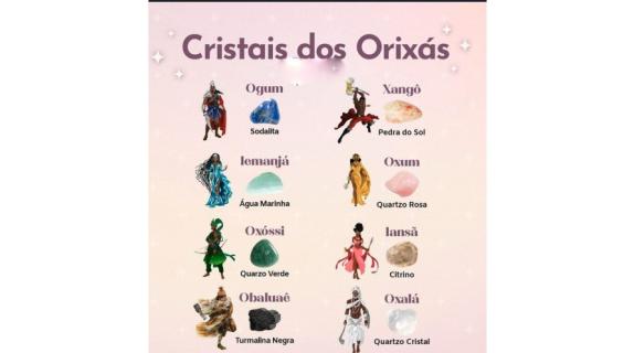 Cristais dos Orixás - Startup logo and branding