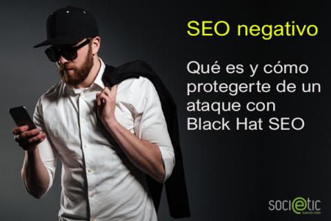 SEO negativo. Qué es y cómo protegerte de un ataque con Black Hat SEO logo