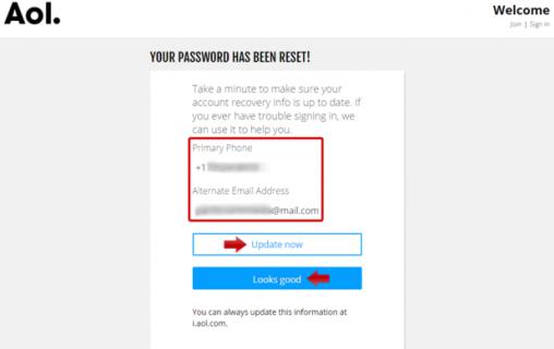 AOL Mail Password Reset Guideline via AOL Helpline Number logo