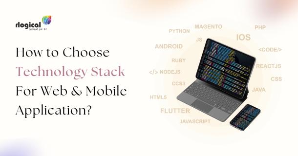 Top Tech Stack for Web and Mobile App logo