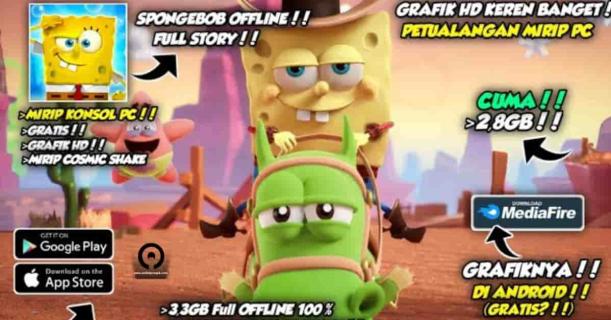 Download Spongebob Cosmic Shake Mod Apk - Startup logo and branding