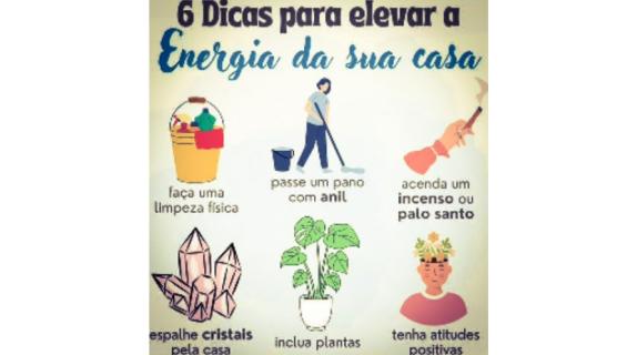 6 Dicas para limpar e elevar a energia de sua casa logo