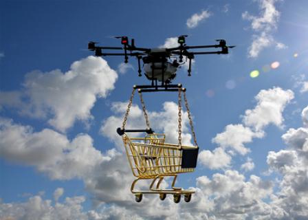 Drone Delivery Service Solution with App Based System logo