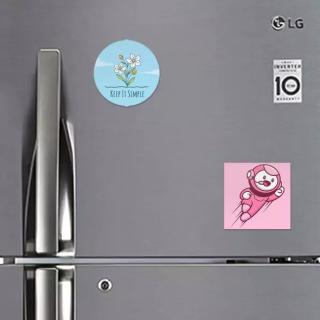 Photo fridge magnet - Customize with your photos logo