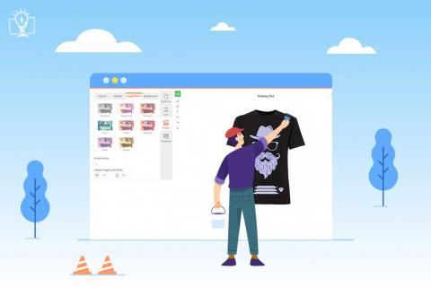 Brush Your Ideas - A Magento Product Design Extension for M1 & M2 - Startup logo and branding