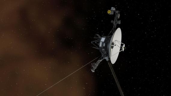 NASA Receives First Message From Voyager-1 After 5 Months logo