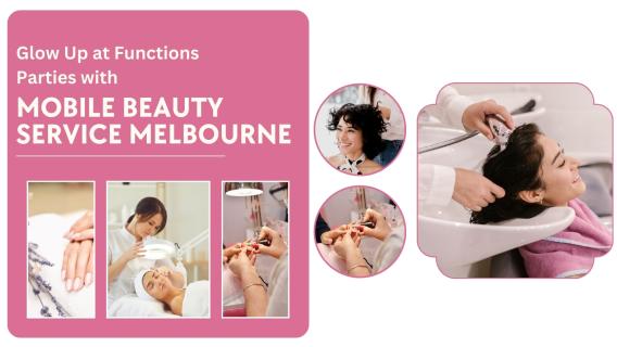 Glow Up at Functions & Parties - Mobile Beauty Service Melbourne logo