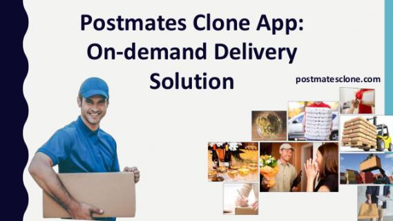 Postmates Clone On-demand Delivery App Solution logo