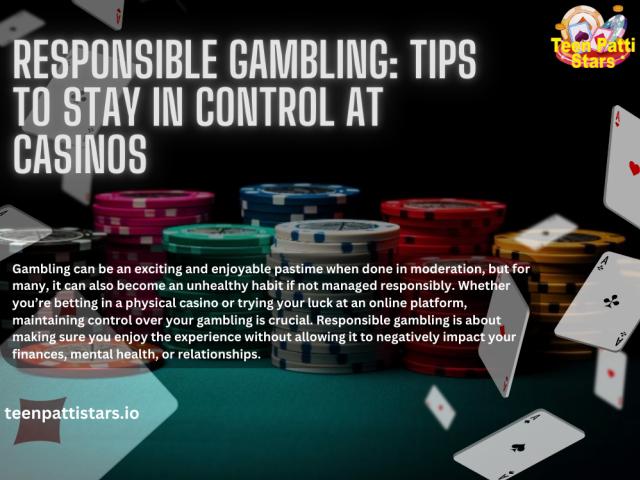 Responsible Gambling: Tips to Stay in Control at Casinos logo
