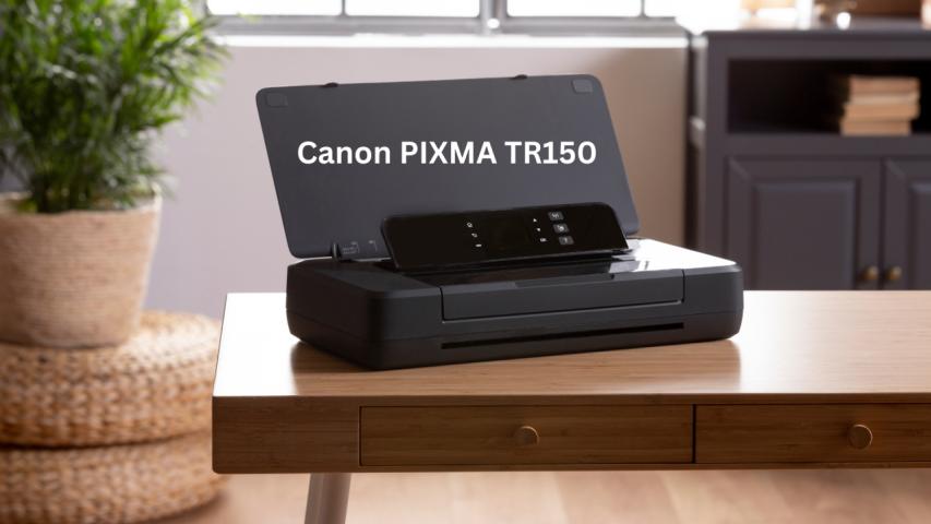 Canon PIXMA TR150: The Ultimate Portable Printer for On-the-Go Productivity logo