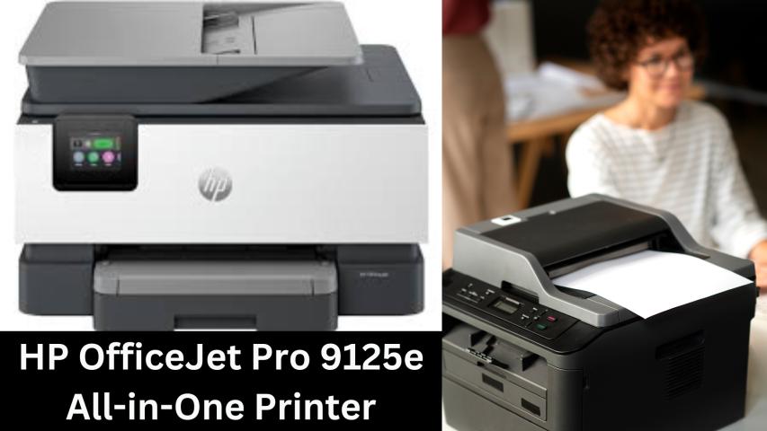 Best All-in-One Printer: HP OfficeJet Pro 9125e with Instant Ink logo