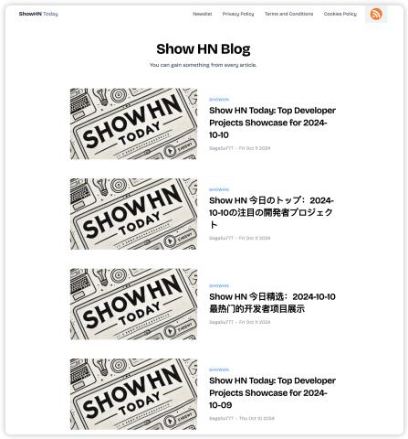 Show Hack News Today logo