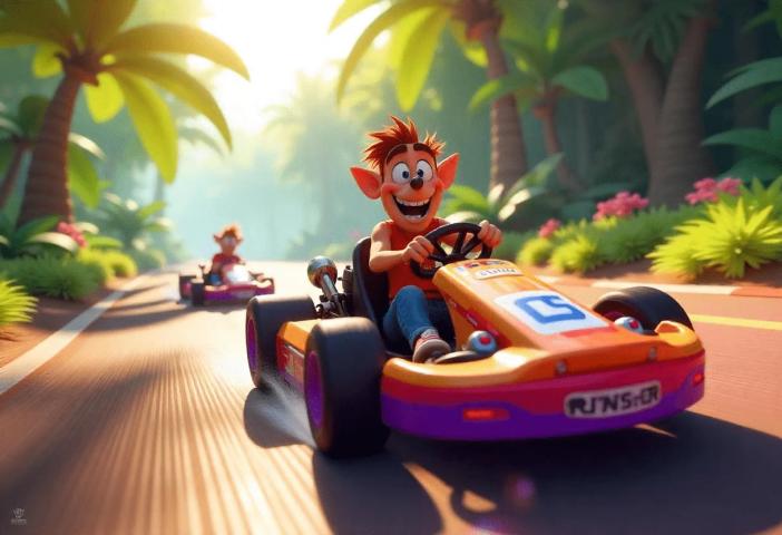 crash team racing logo