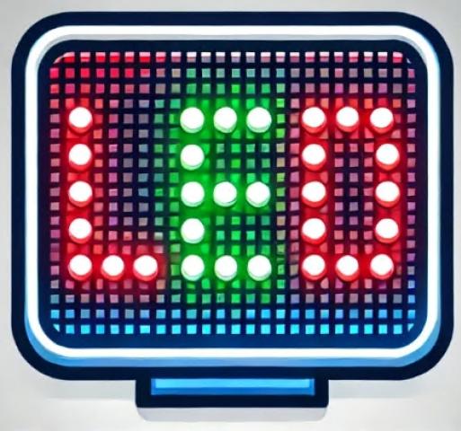 Letreiro Digital - letreiro online led display simulator logo