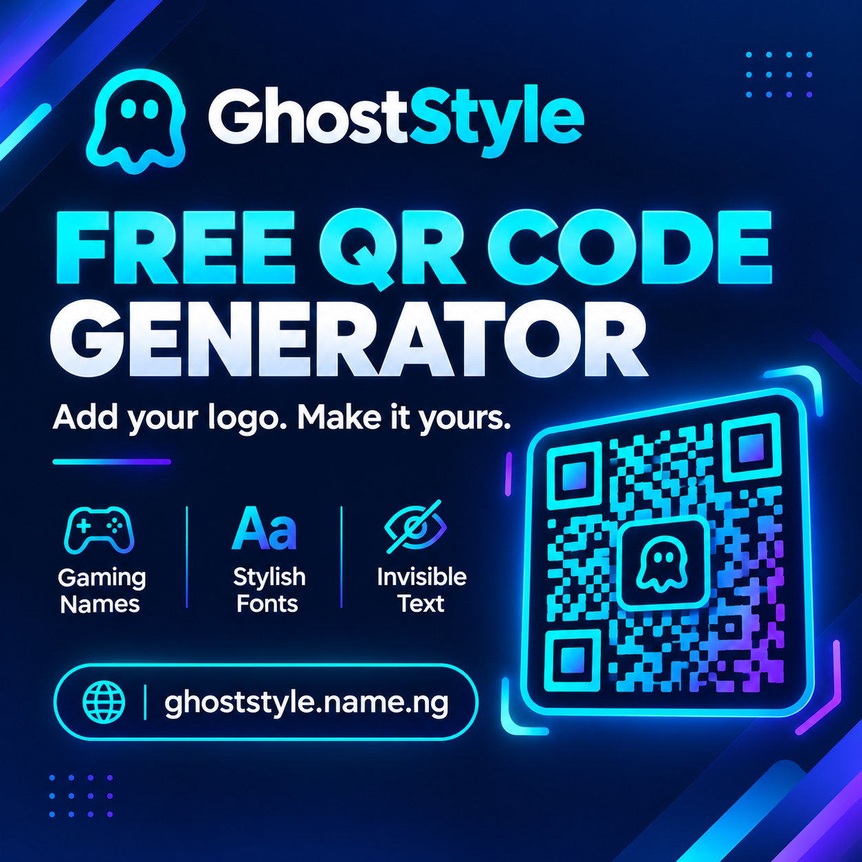 GhostStyle — Free QR Code Generator