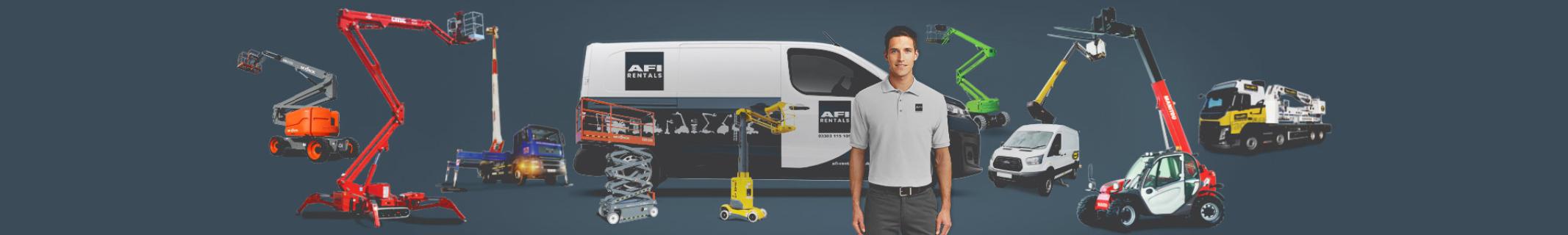 Access Hire | AFI Rentals - Startup logo and branding