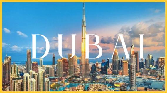 Your Ultimate Guide from Lahore to Dubai - Startup logo and branding